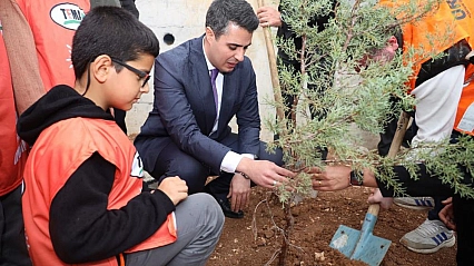Cumhuriyet'in 103. yılına özel 103 fidan dikildi