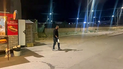 Esnafın en ilginç müşterisi tilki oldu