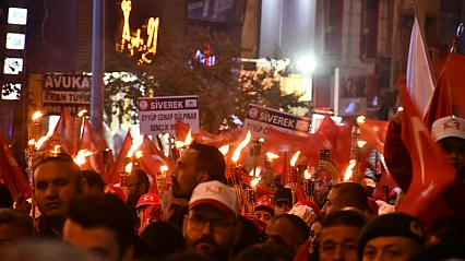 Fener alayı yürüyüşü düzenlendi
