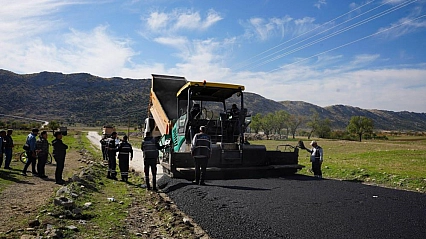 Hani ile Elazığ arasındaki bağlantı yolu yenilendi