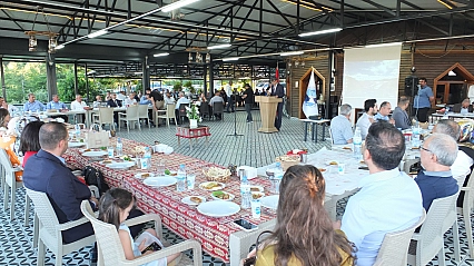 Kaymakam Atalık'a veda yemeği düzenlendi