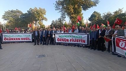 Malatya'da Büyük Filistin Yürüyüşü düzenlendi