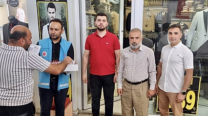 Malatya'da esnafa Mevlid-i Nebi ziyareti
