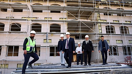 SGK İl Müdürlüğü yeni hizmet binasında çalışmalar sürüyor