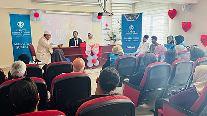 TDV desteğiyle Malatya'da çifte nikah kıyıldı
