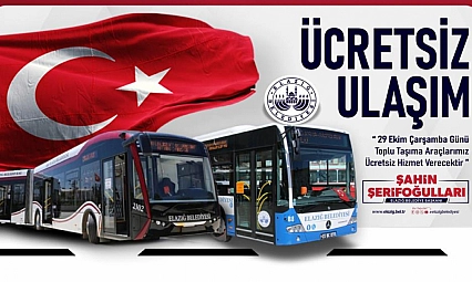 29 Ekim'de toplu ulaşım ücretsiz olacak