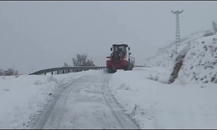 35 köy yolu ulaşıma açıldı