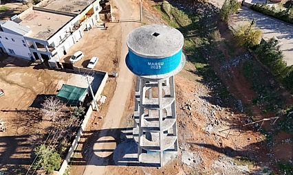 37 yıllık su deposu yıkıldı yerine modern depo inşa edildi