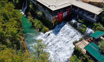400 bin ziyaretçi ağırlayan Çırçır Şelalesi