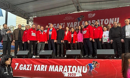 7. Gazi Yarı Maratonu başladı