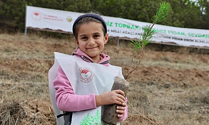 90 bin fidan toprakla buluştu