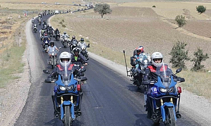 Aksaray'da motosiklet festivali