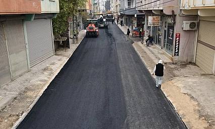 Araban'da asfalt çalışmaları aralıksız devam ediyor