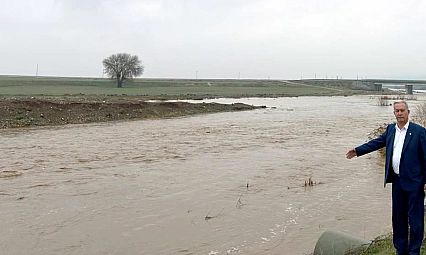 Araban Ovası'nda sağanak etkili oldu