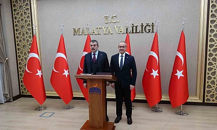 Bakan Tekin, Malatya'da eğitim yatırımlarını inceledi