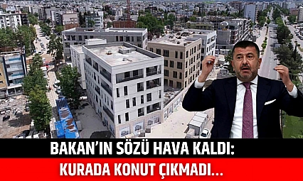 Bakanın sözü havada kaldı: Kurada konut çıkmadı…