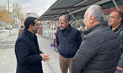 Başkan Taşkın, İnönü caddesi esnafıyla buluştu! Talepler yerinde dinlendi