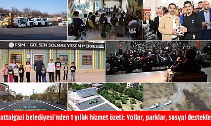 Battalgazi Belediyesi'nden 1 yıllık hizmet özeti: Yollar, parklar, sosyal destekler