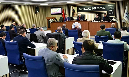 Battalgazi Belediyesi Meclisinde 9 gündem maddesi kabul edildi