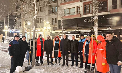 Battalgazi'de gece mesaisi