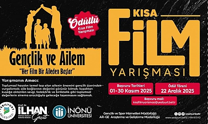 Malatya'da 'Gençlik ve Ailem' temalı ödüllü kısa film yarışması