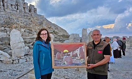 Büyükelçiye Nemrut Dağı'nda duygu dolu sürpriz!