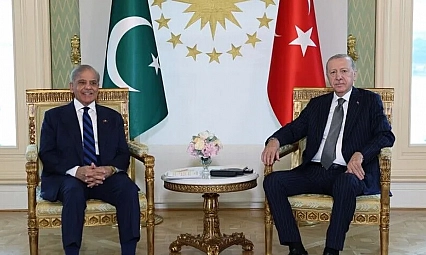 Cumhurbaşkanı Erdoğan, Şerif'i resmi törenle karşıladı