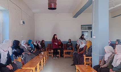 Çüngüş'te toplumsal cinsiyet eşitliği çalışması