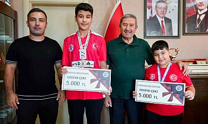 Başkan Bozkurt, şampiyonları ağırladı