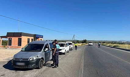 Didim'de havadan trafik denetimi