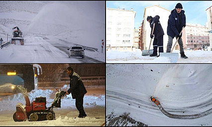 Eksi 30 derecenin altında mücadele