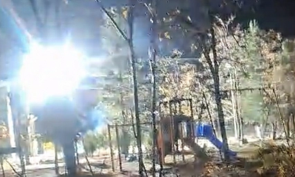 Elektrik hattı patladı