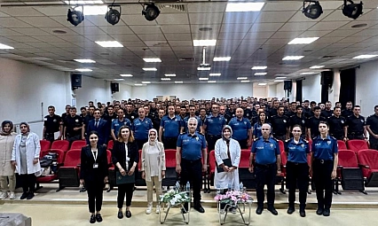 Emniyet personeline sağlık okuryazarlığı eğitimi verildi