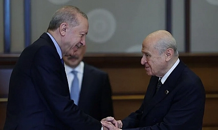 Erdoğan, MHP Genel Başkanı Bahçeli'yi kabul etti