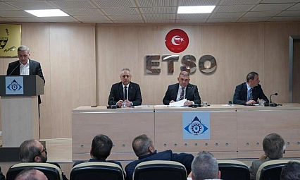 ETSO'da kasım ayı meclis toplantısı gerçekleştirildi