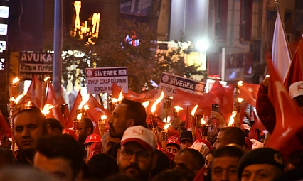 Fener alayı yürüyüşü düzenlendi