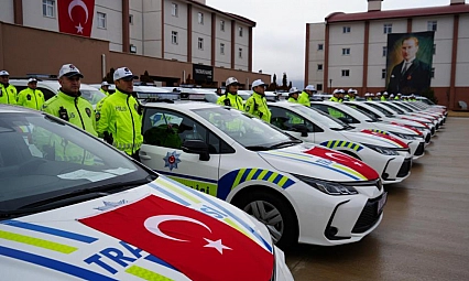 Emniyetin filosu 122 yeni araçla güçlendirildi