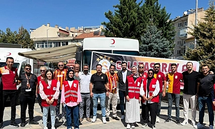 Galatasaray taraftarları kan bağışı için yarıştı
