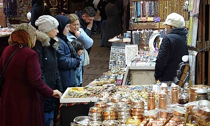 Bakırcılar Çarşısı ve tarihi mekanlar ziyaretçi rekoru kırıyor