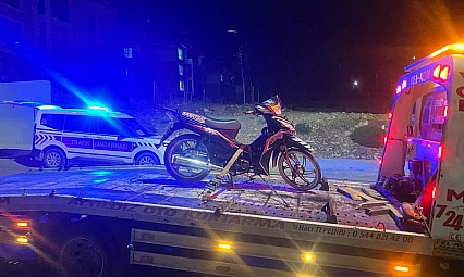 Gölbaşı'nda jandarmadan motosiklet denetimi