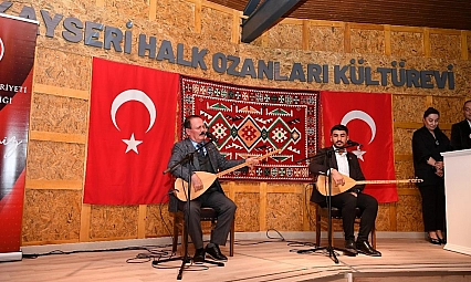Halk Ozanları Kültür Evi açıldı