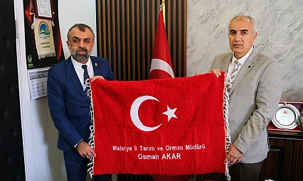 İhsan Akın'dan İl Müdürü Osman Akar'a ziyaret