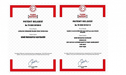 Malatya'dan gururlandıran başarı! İnönü Üniversitesi'nden 2 projeye patent tescili