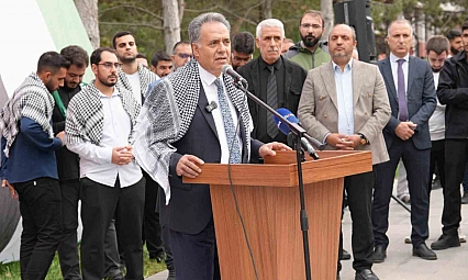 İnönü Üniversitesinde Filistin yürüyüşü!