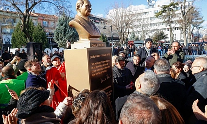 İsmet İnönü büstünün açılışı yapıldı