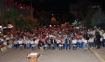 Kahta'da 15 Temmuz Milli Birlik ve Demokrasi Günü anıldı