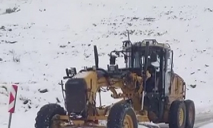 Kapanan Nemrut Dağı yolu ulaşıma açıldı