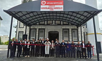 Karaoğlanoğlu Kardeşler Camisi ve Kur'an kursu açıldı