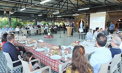 Kaymakam Atalık'a veda yemeği düzenlendi
