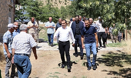 Kaymakam Onur'dan köy ziyareti